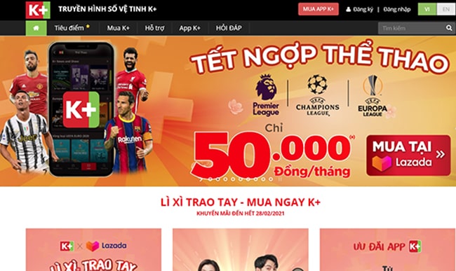 Xem bóng đá trực tuyến k+